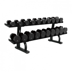 LF Signature Series Two Tier Dumbbell Rack